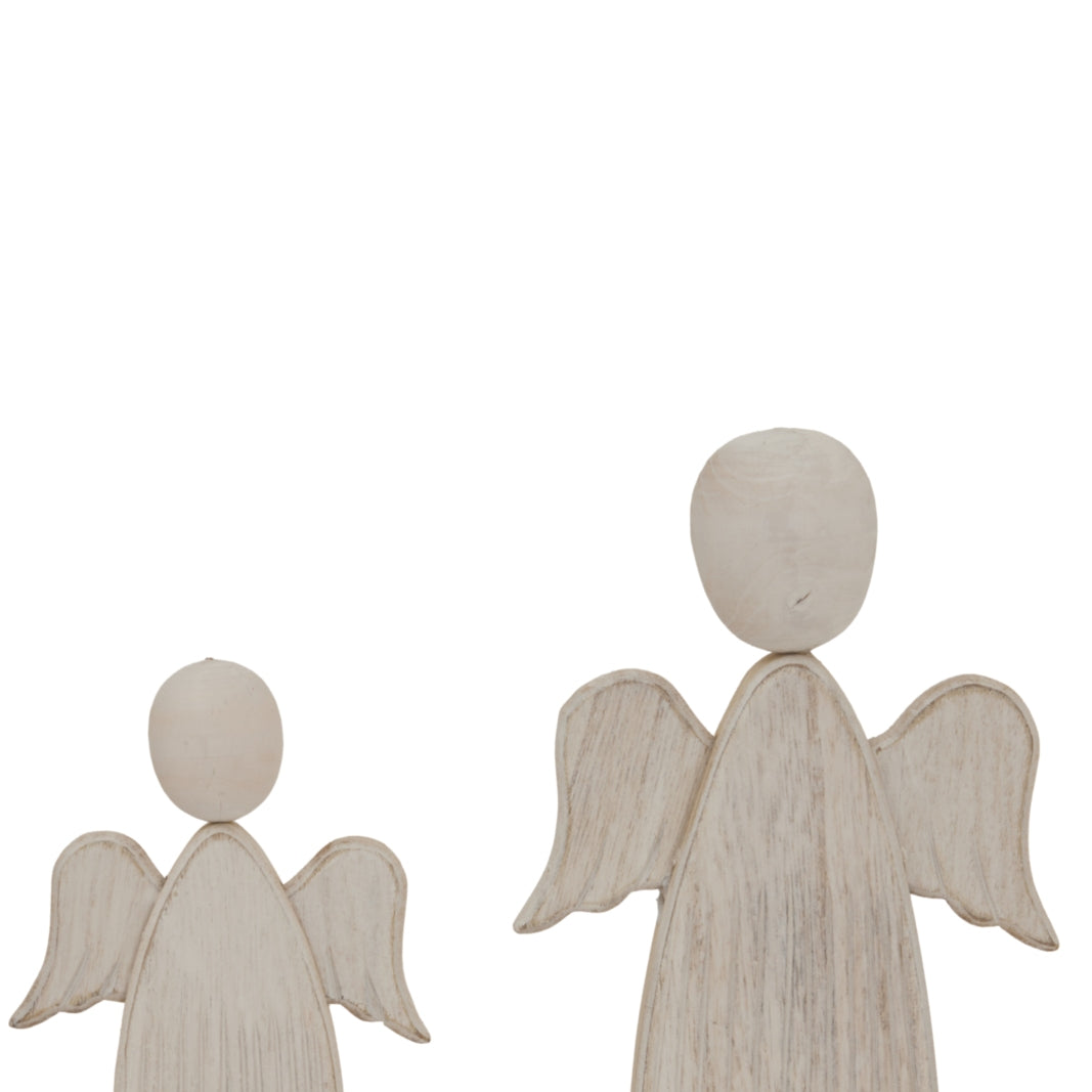 Whitewashed Rustic Angel