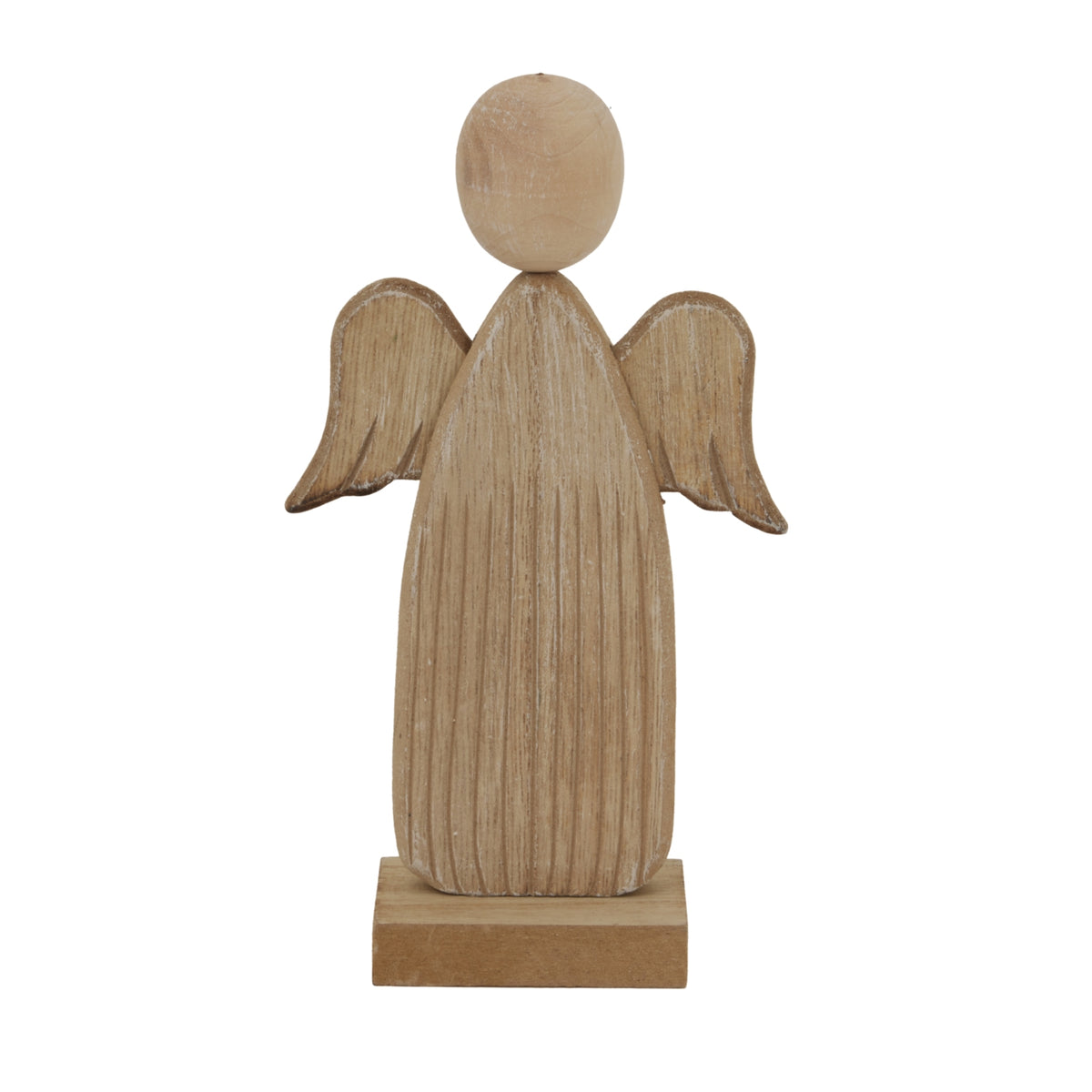 Natural Rustic Angel in natural wood finish