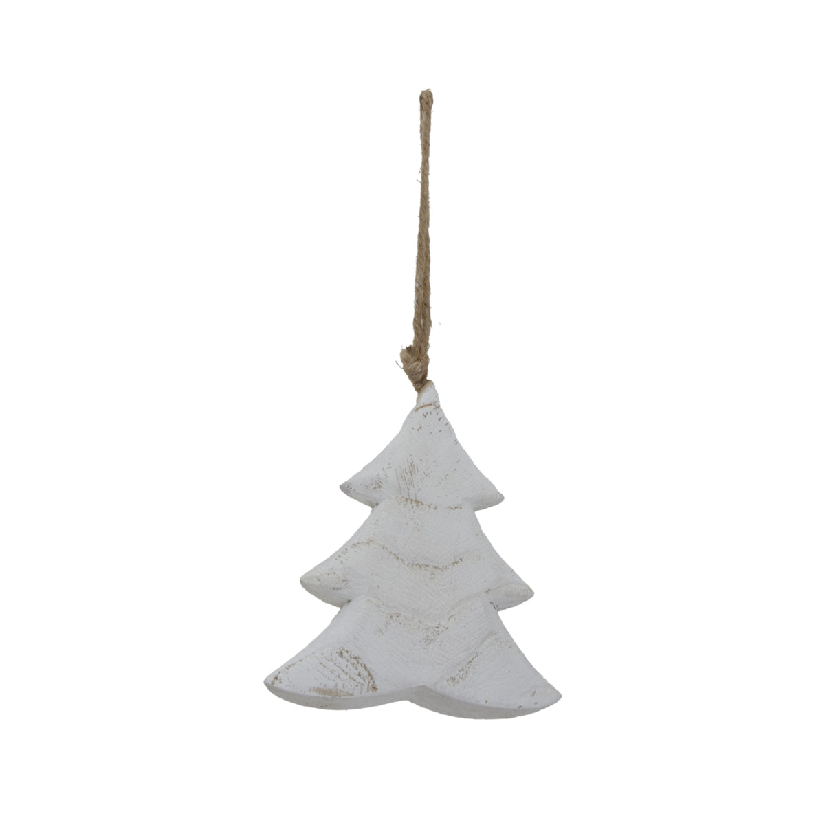 Whitewashed Rustic Hanging Tree in whitewashed finish