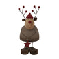 Large Rustic Reindeer With Star Decoration