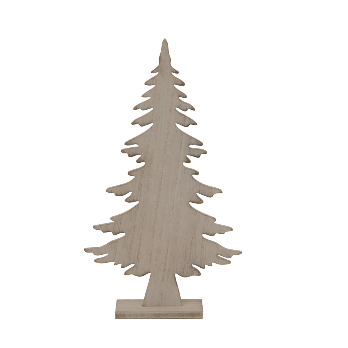 Medium Natural Rustic Tree On Stand in natural wood finish