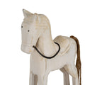 Large Whitewashed Rustic Rocking Horse Default Title