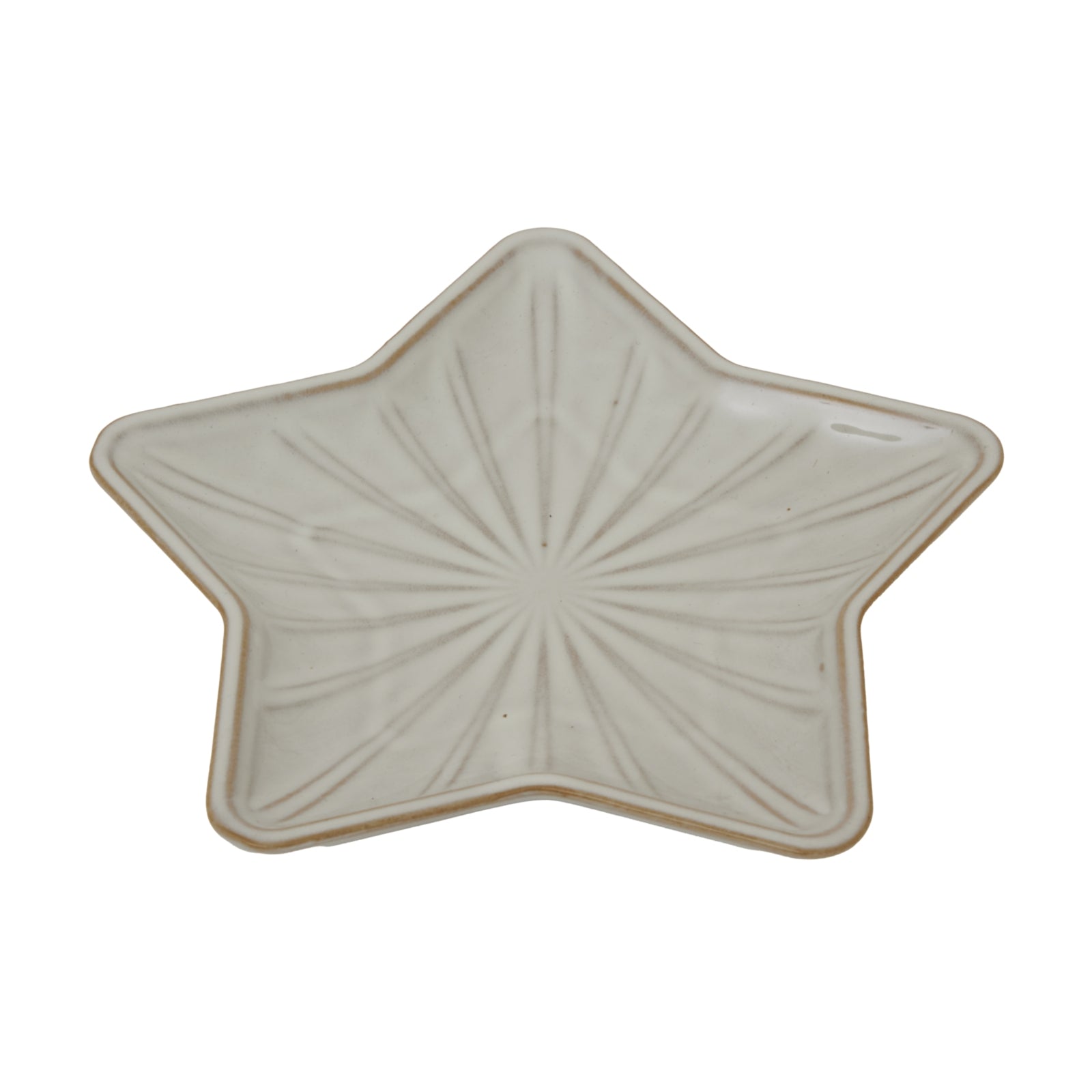 Large Alora Ceramic Star Dish Gifts & Accessories in white styled interior setting, luxury home decor