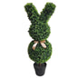 Artificial Green Bunny Tree Outdoor Decoration