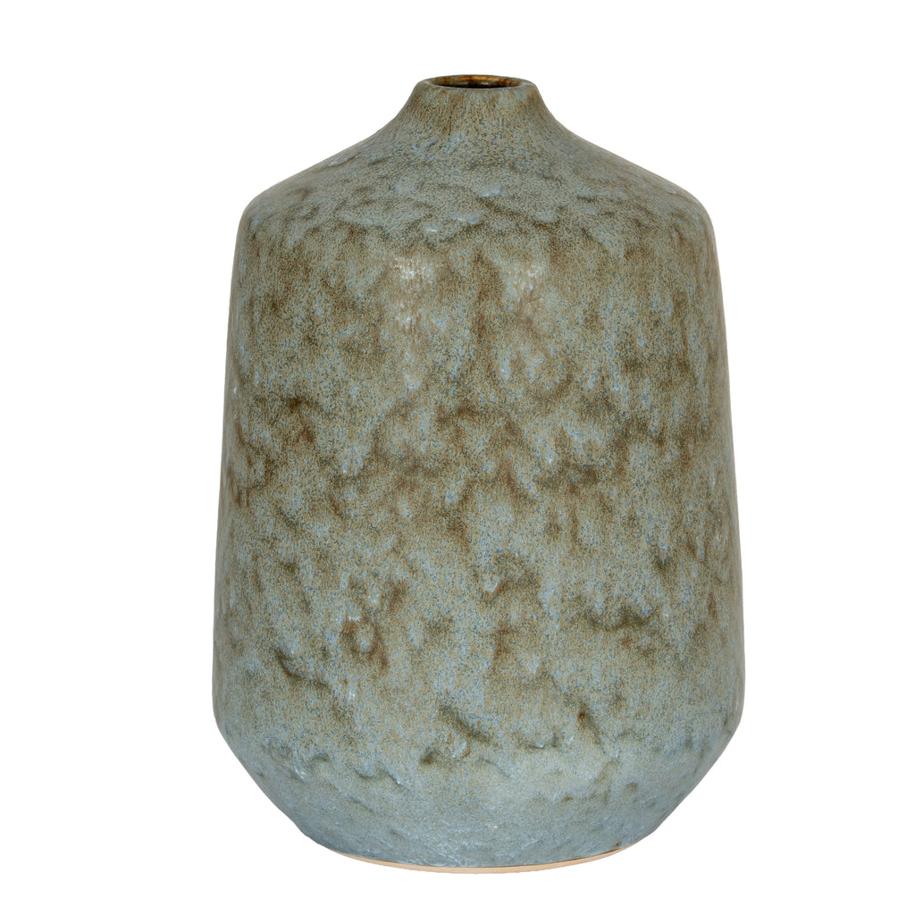 Capella Bottle Vase in grey, made from ceramic