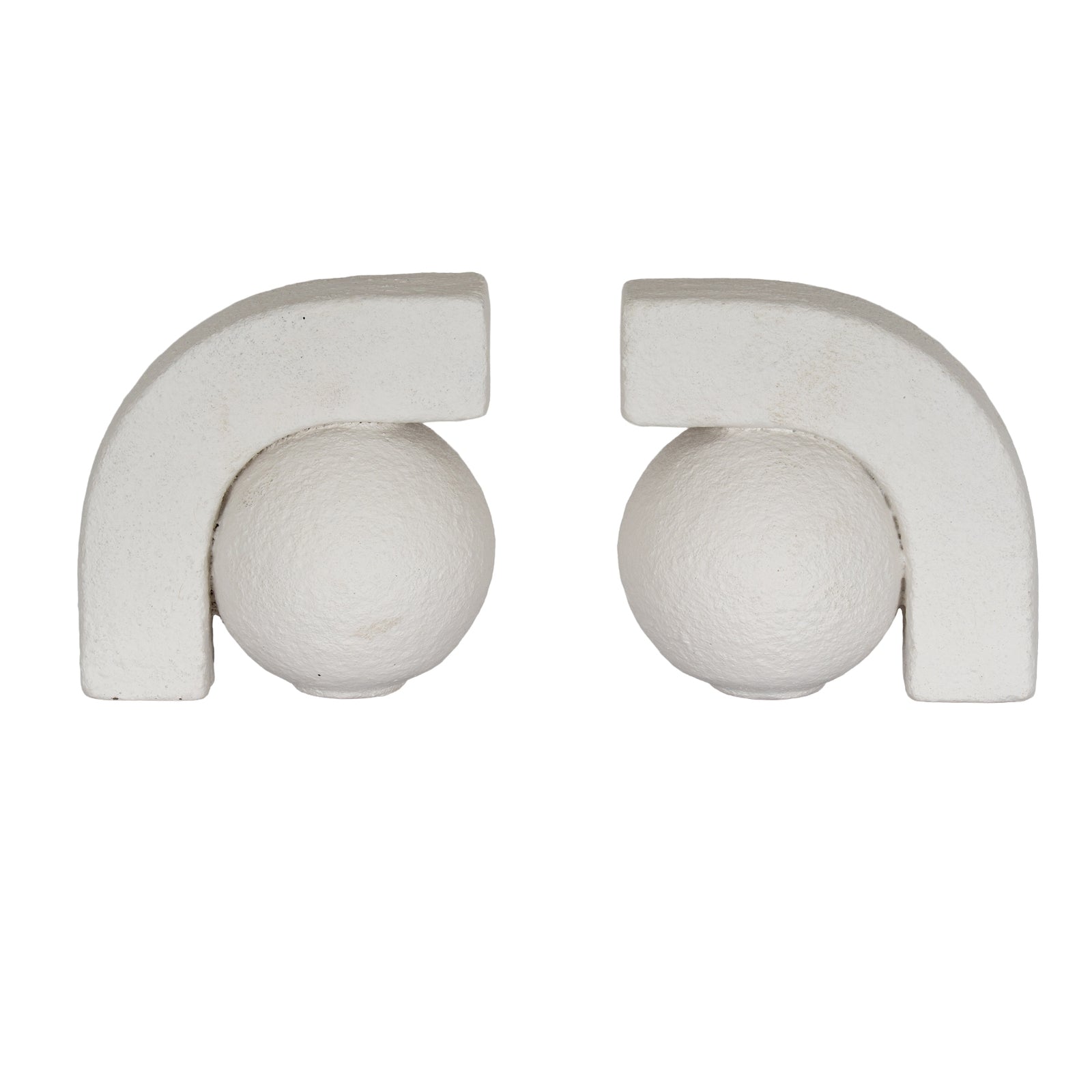 Ashen Book Ends CERAMIC Gifts & Accessories in white styled interior setting, luxury home decor