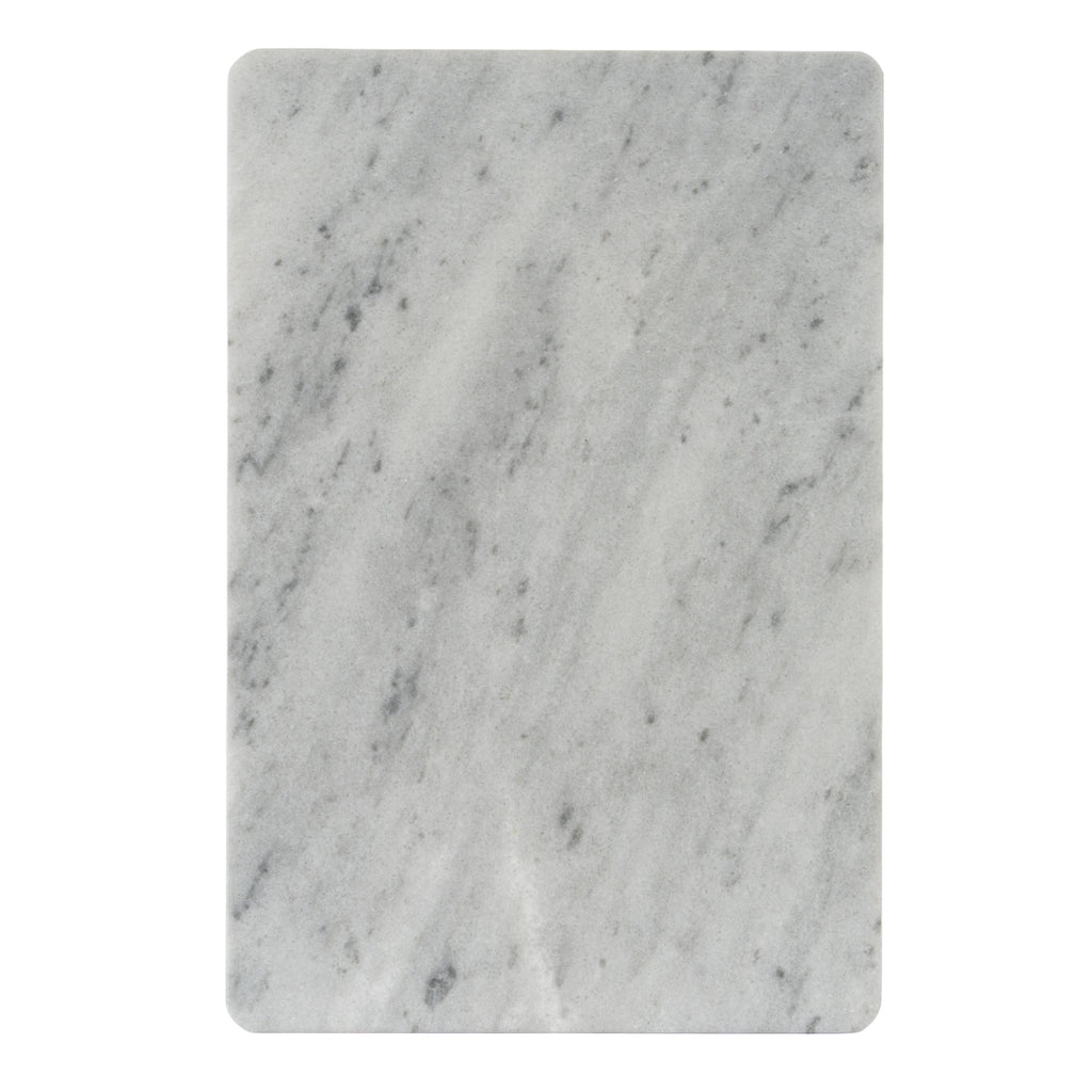 Rectangular Marble Serving Board in white