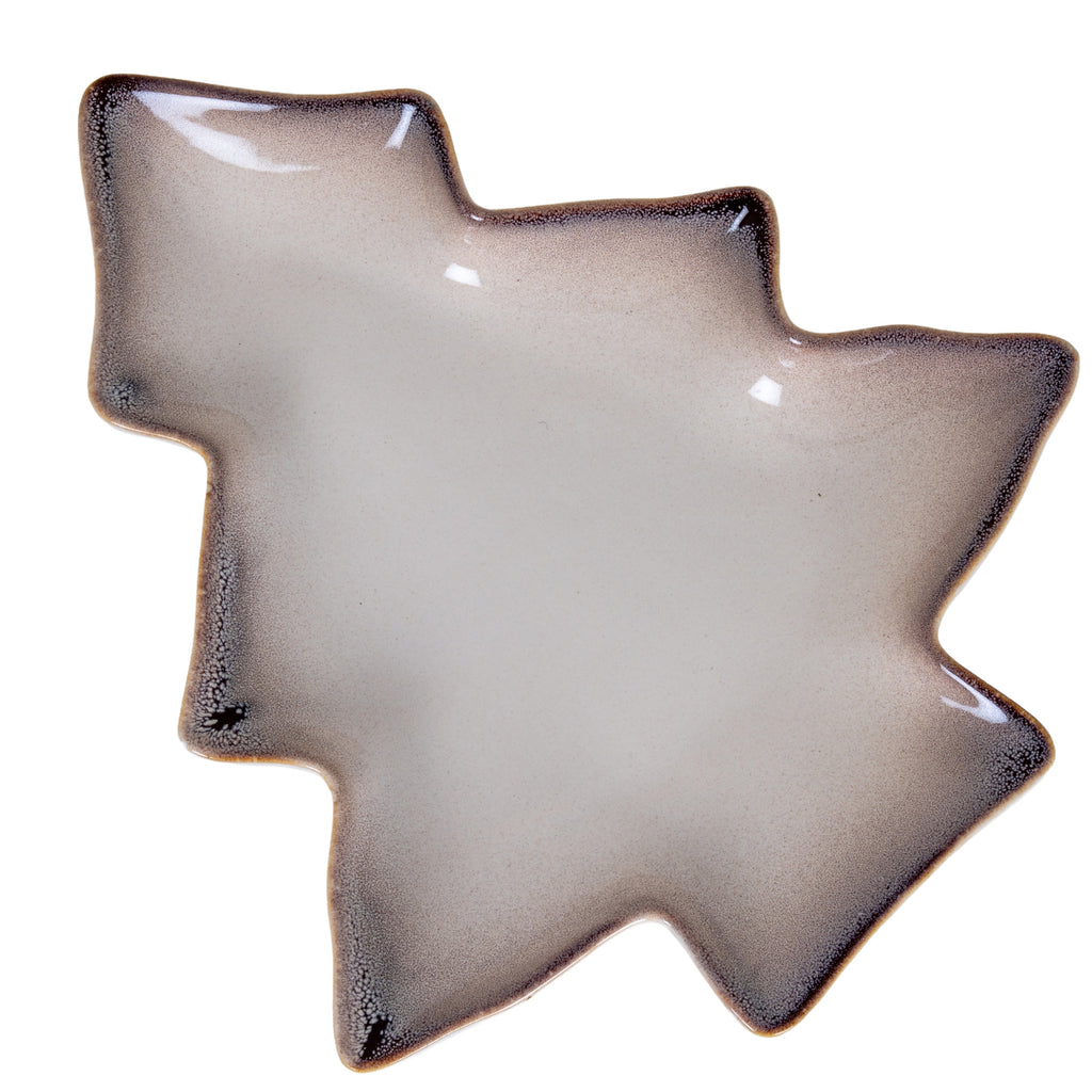 Small Everin Ceramic Tree Dish in white