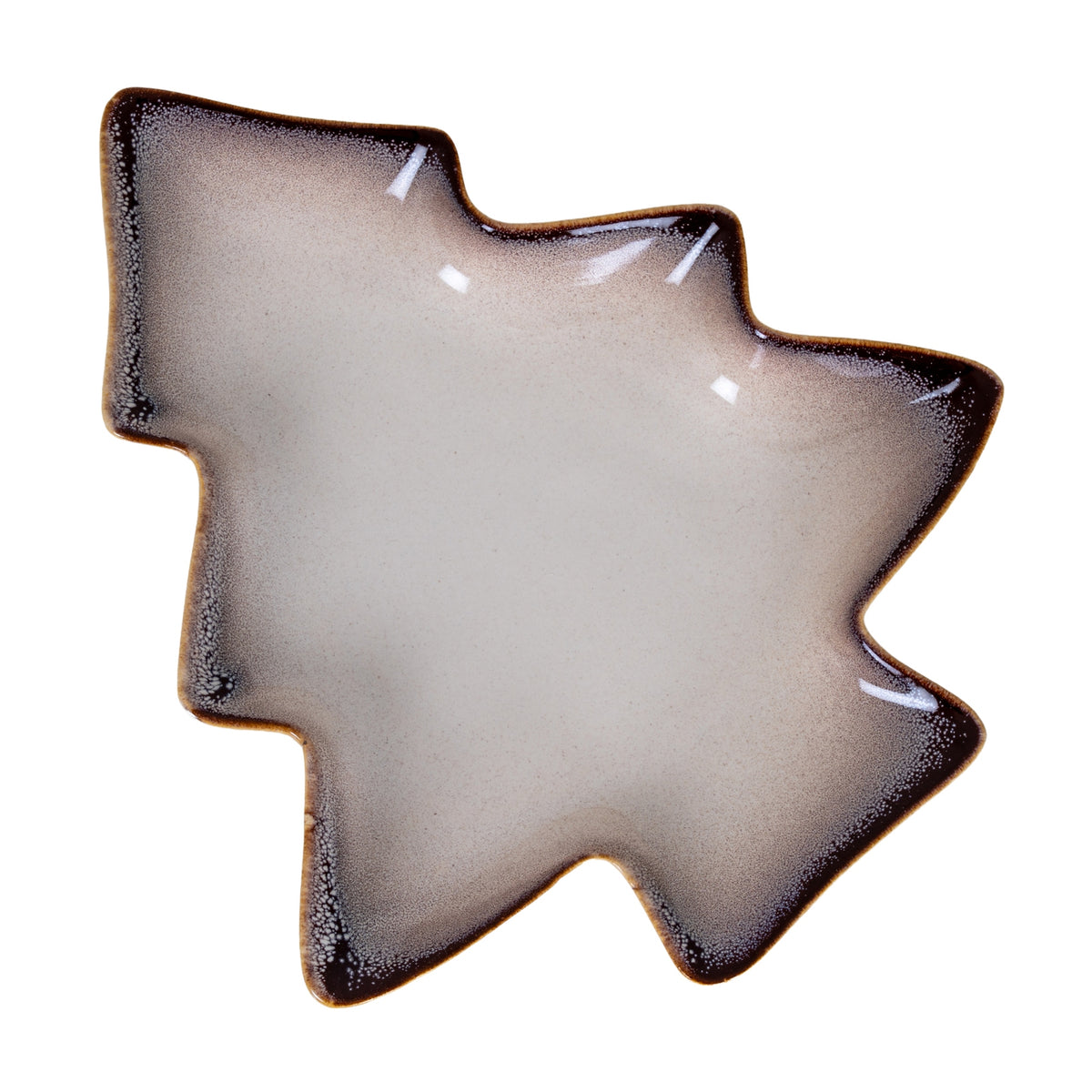 Medium Everin Ceramic Tree Dish in white