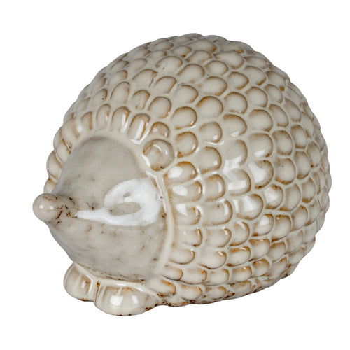 Alora Ceramic Large Hedgehog in white