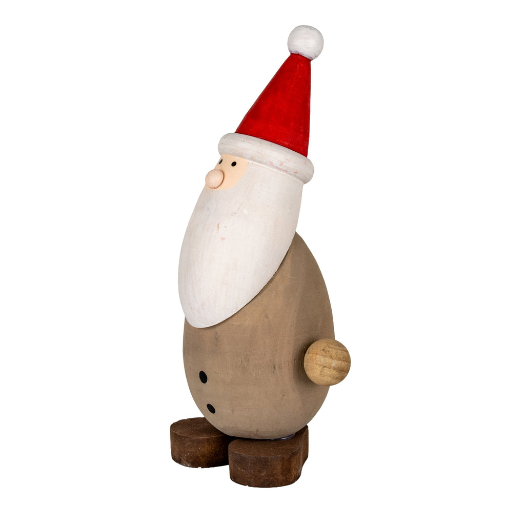 Wooden Santa with Tree Default Title