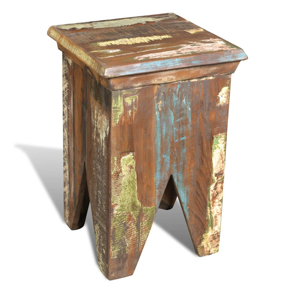 Stool Solid Reclaimed Wood