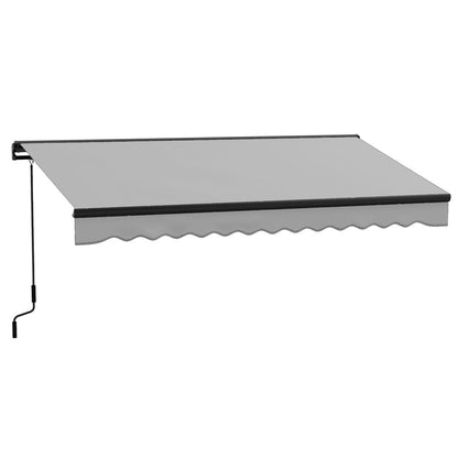 Outsunny 3 x 2m Electric Retractable Awning, Aluminium Frame