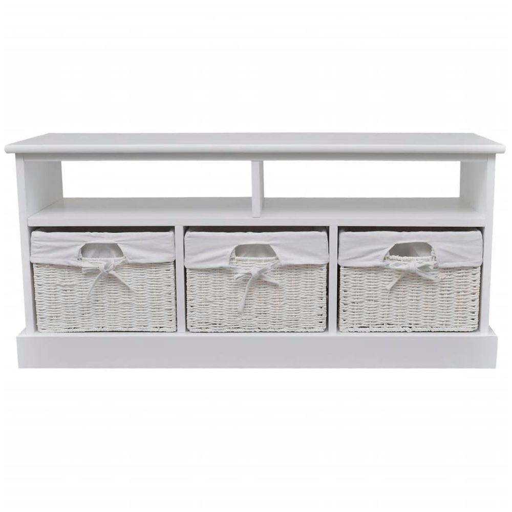 Storage Bench Aarau White