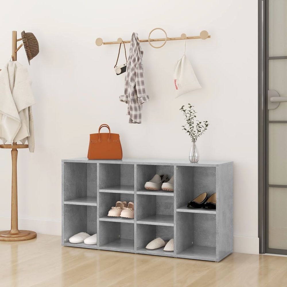 vidaXL Shoe Bench White 103x30x54.5 cm Engineered Wood