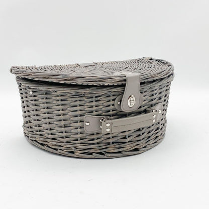 Elegant 45cm Picnic Basket with Cutlery Set | Perfect for Outdoor Gatherings