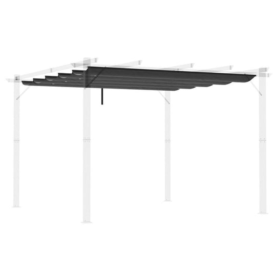 Pergola Shade Cover for 3 x 3m Pergola, Replacement Canopy Fabric Only, Grey