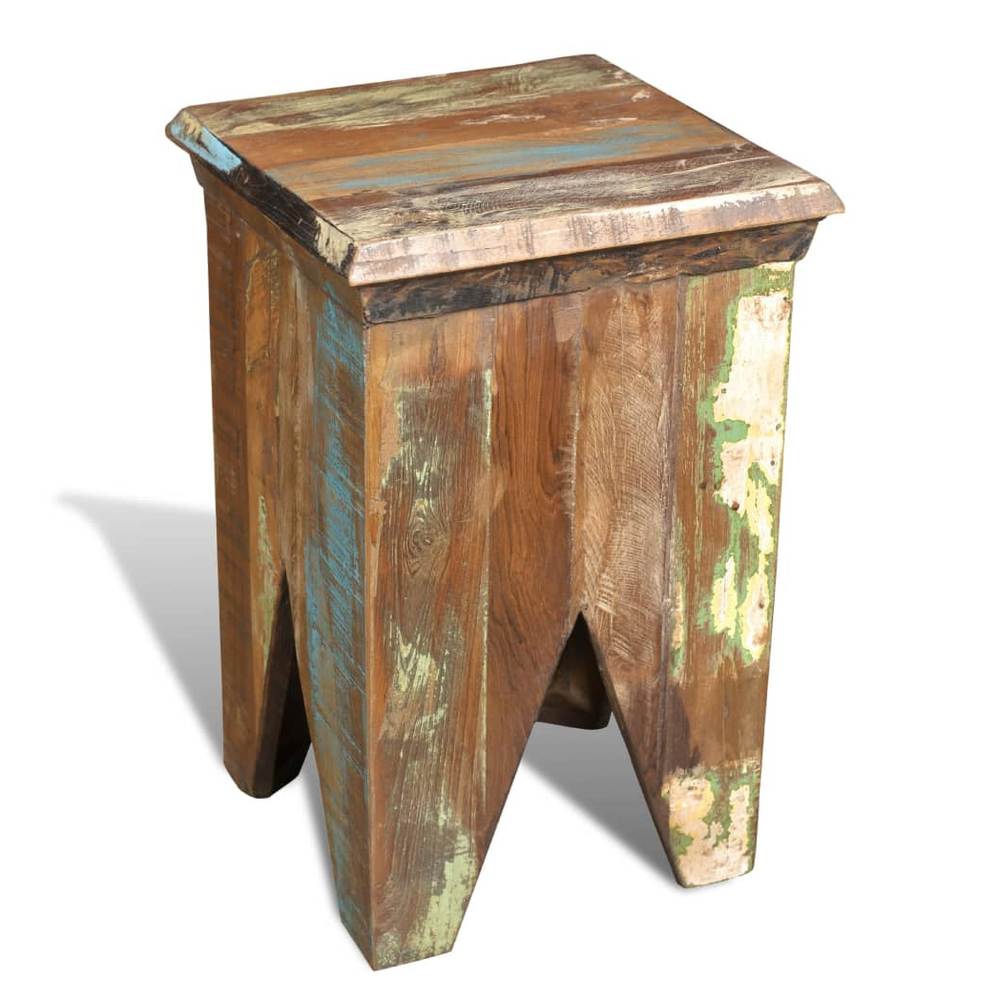 Stool Solid Reclaimed Wood