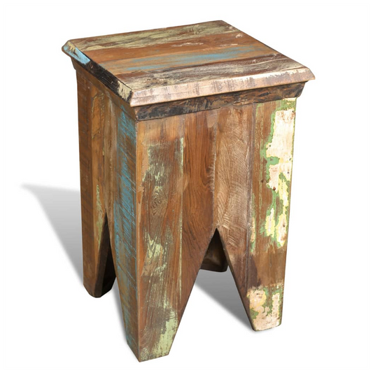 Stool Solid Reclaimed Wood