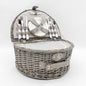 Elegant 45cm Picnic Basket with Cutlery Set | Perfect for Outdoor Gatherings