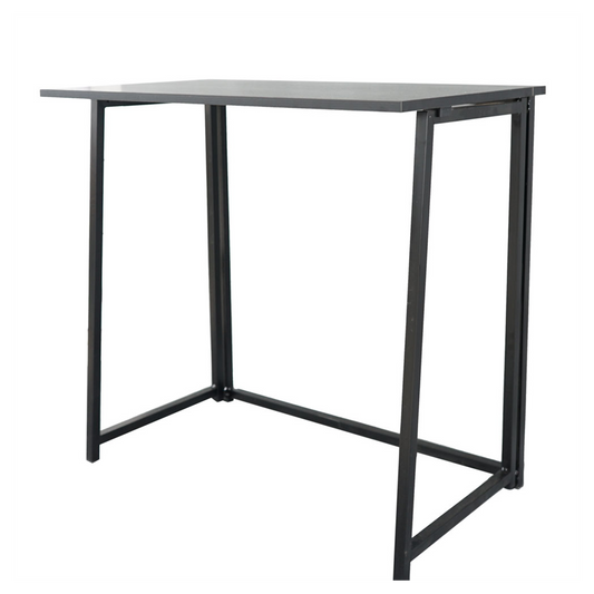 Simple Collapsible Computer Desk Black