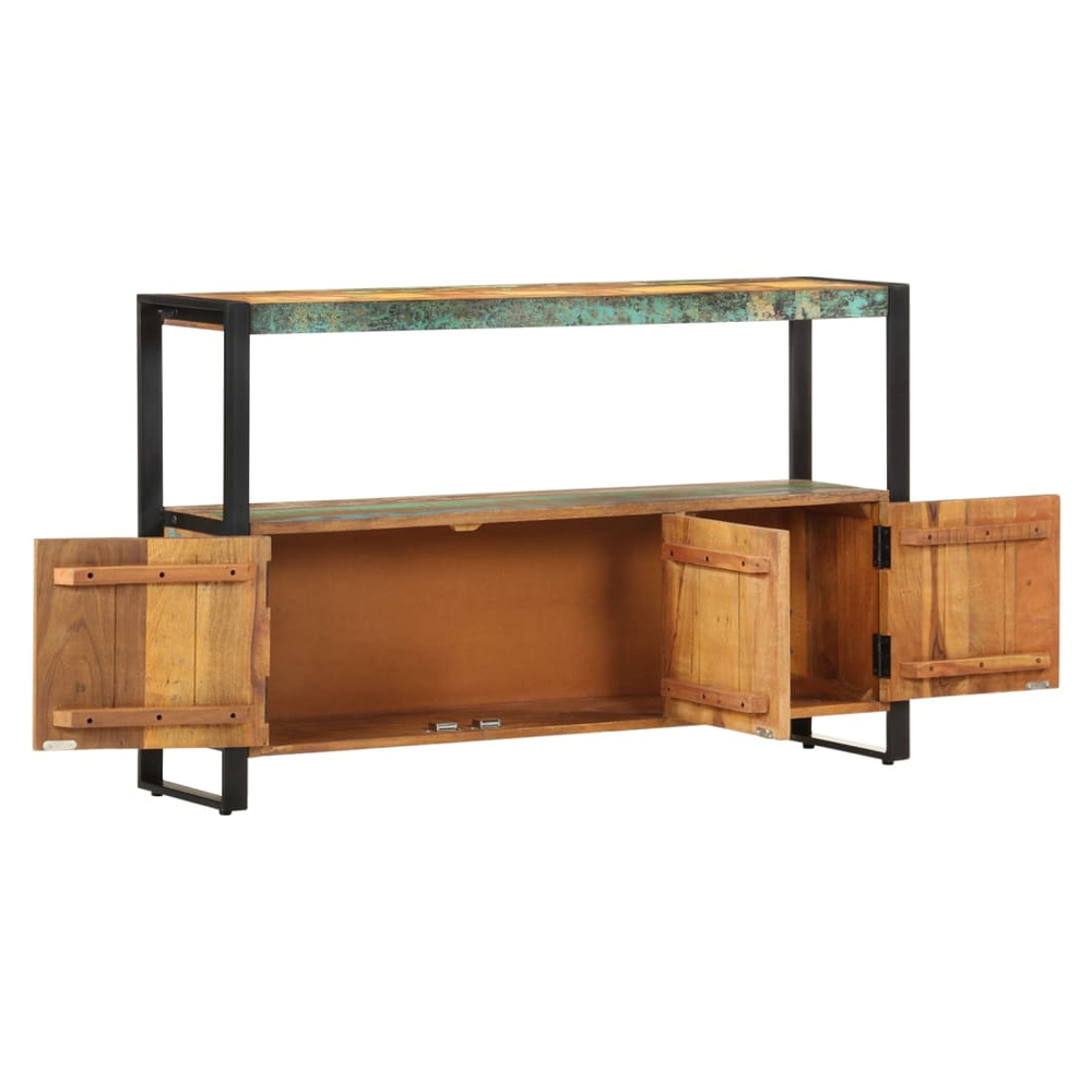 Sideboard 120x30x75 cm Solid Reclaimed Wood