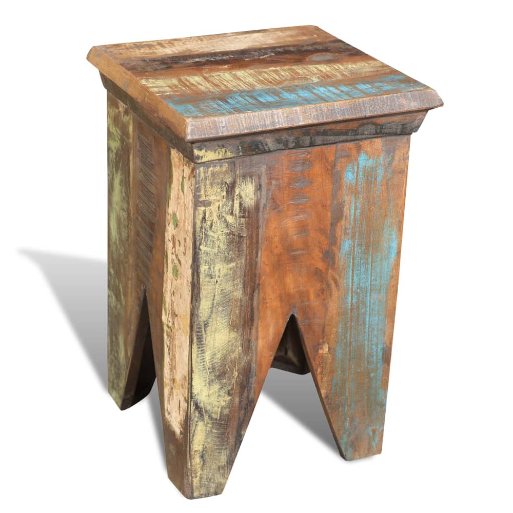 Stool Solid Reclaimed Wood