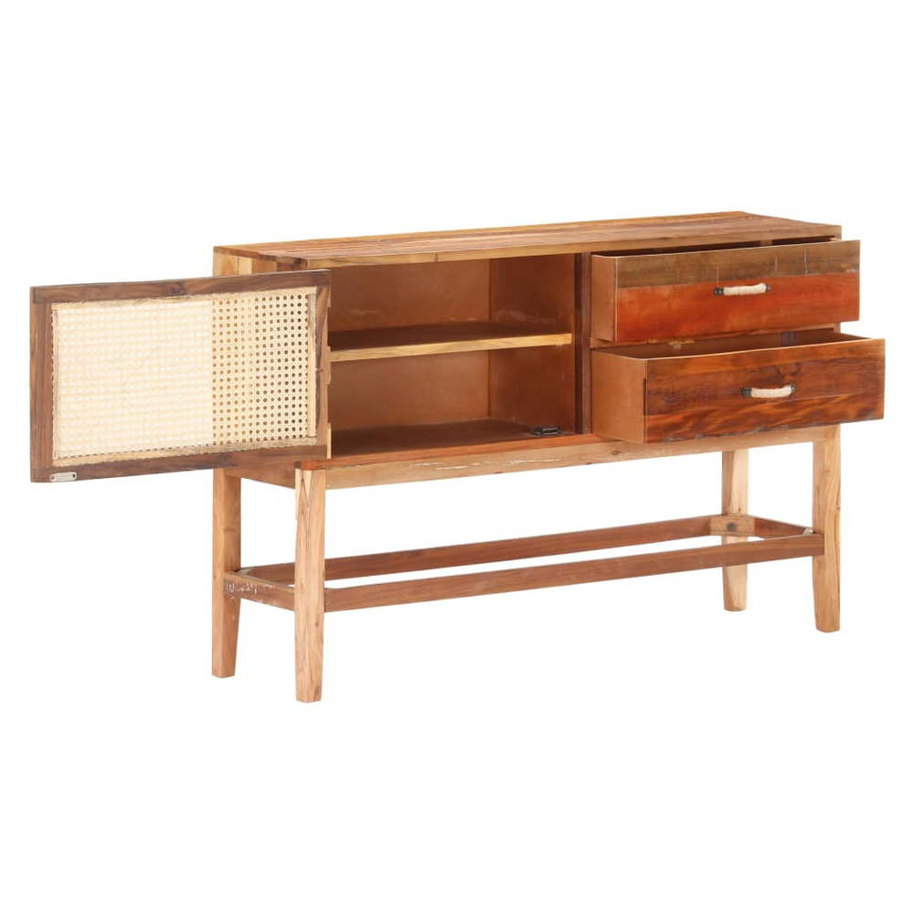 Sideboard 118x30x76 cm Solid Reclaimed Wood