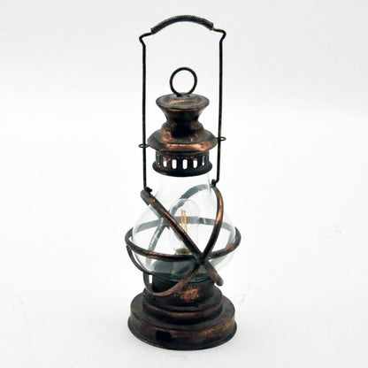 50cm BATTERY & BULB METAL GARDEN LANTERN