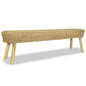 vidaXL Hall Bench 110x35x45 cm Natural Rattan