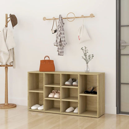 vidaXL Shoe Bench White 103x30x54.5 cm Engineered Wood