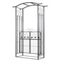 Outsunny Garden Entrance Arch Bench Outdoor Patio Rose Trellis Climbing Plant