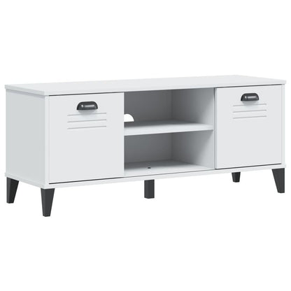 vidaXL Shoe Bench VIKEN White 106x35x45 cm Engineered Wood