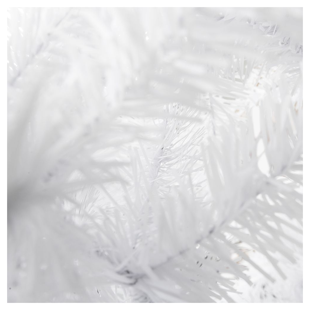 7FT Iron Leg White Christmas Tree with 950 Branches