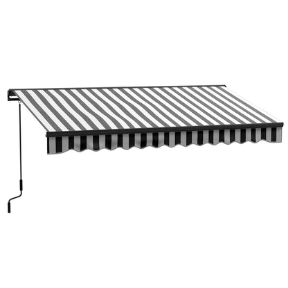 Outsunny 3 x 2m Electric Retractable Awning, Aluminium Frame