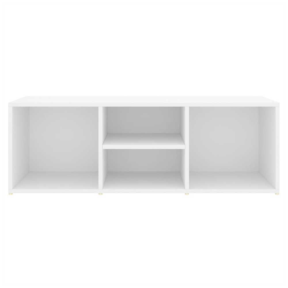 vidaXL Shoe Storage Bench White 105x35x35 cm Engineered Wood