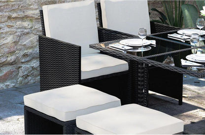 9Pc Rattan Dining Set