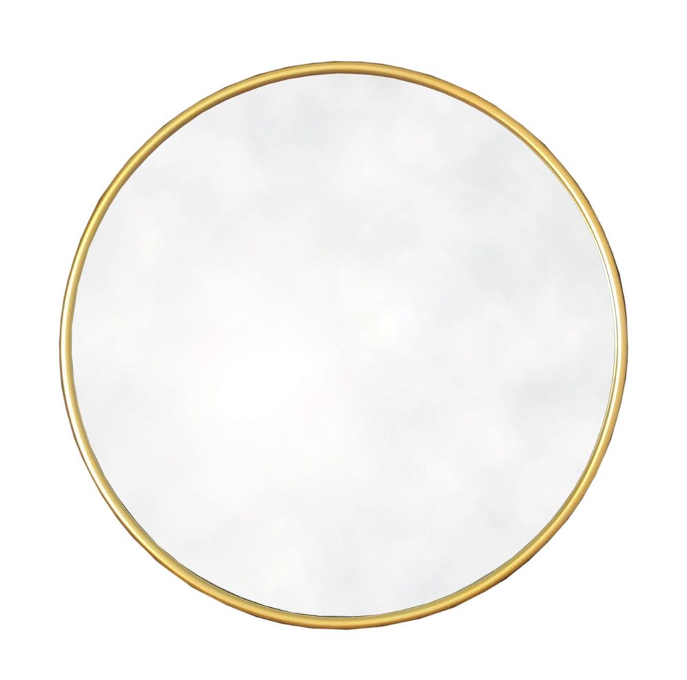 Round Gold Mirror Home Decor