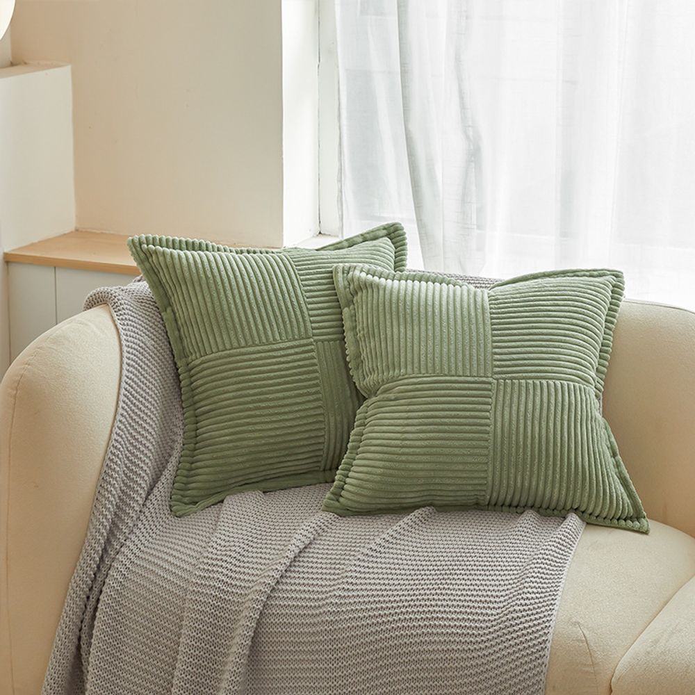 Boho Striped Pillow Covers Decorative Cushion for Sofa Living Room Bed White Throw Cover Polyester Pillowcases for Pillows 45x45