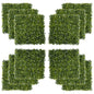 12PCS Artificial Boxwood Wall Panels 20" x 20" Grass Screen Milan Grass