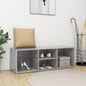 vidaXL Shoe Storage Bench White 105x35x35 cm Engineered Wood