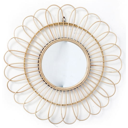 Rattan Mirrors Round 51cm