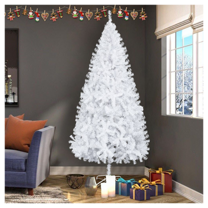 7FT Iron Leg White Christmas Tree with 950 Branches