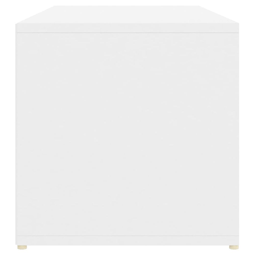 vidaXL Shoe Storage Bench White 105x35x35 cm Engineered Wood