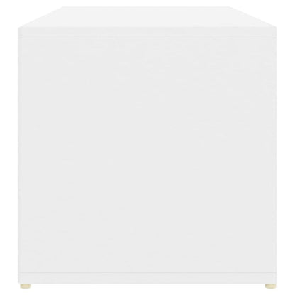 vidaXL Shoe Storage Bench White 105x35x35 cm Engineered Wood