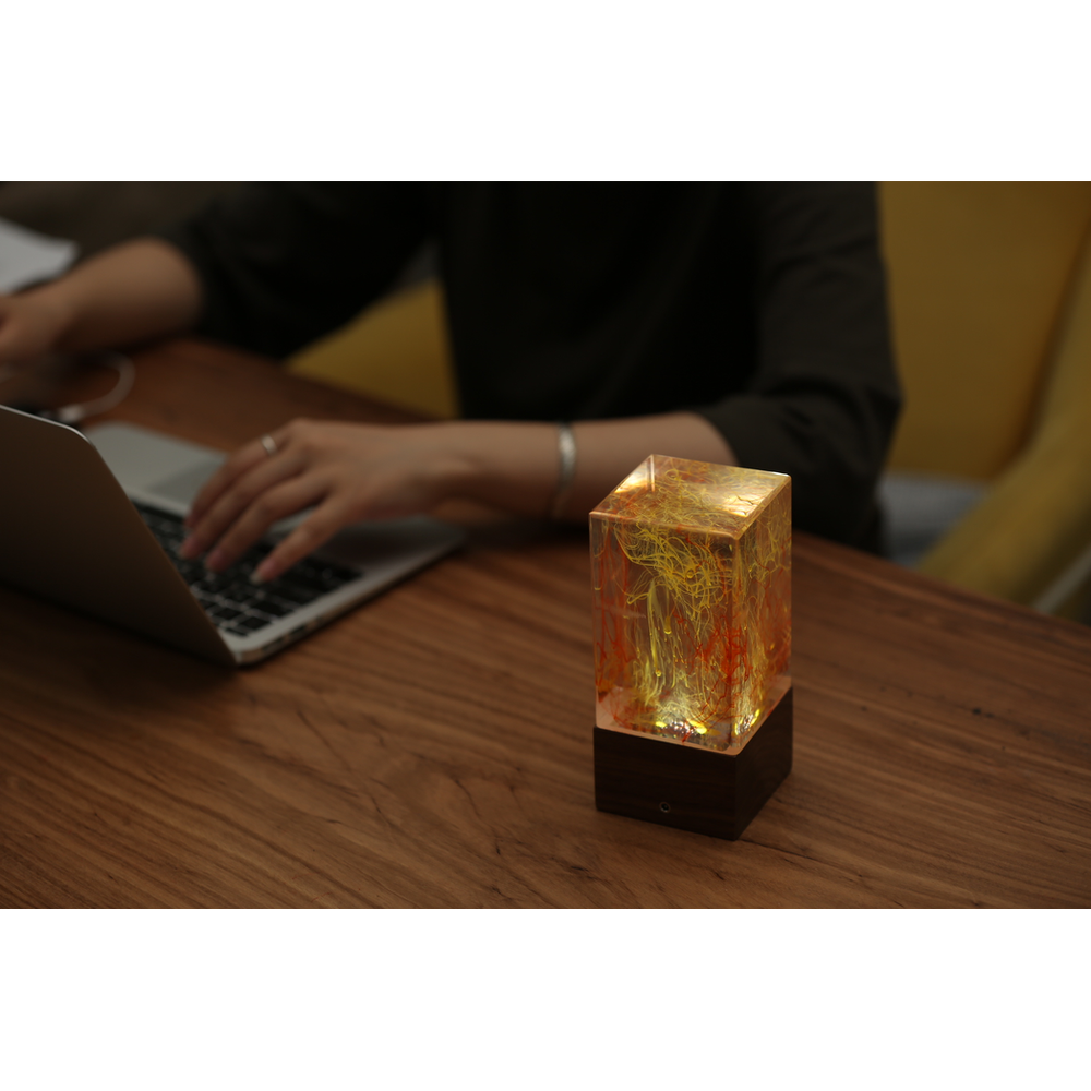 Resin table decor-Fire,Table lamp,gifts