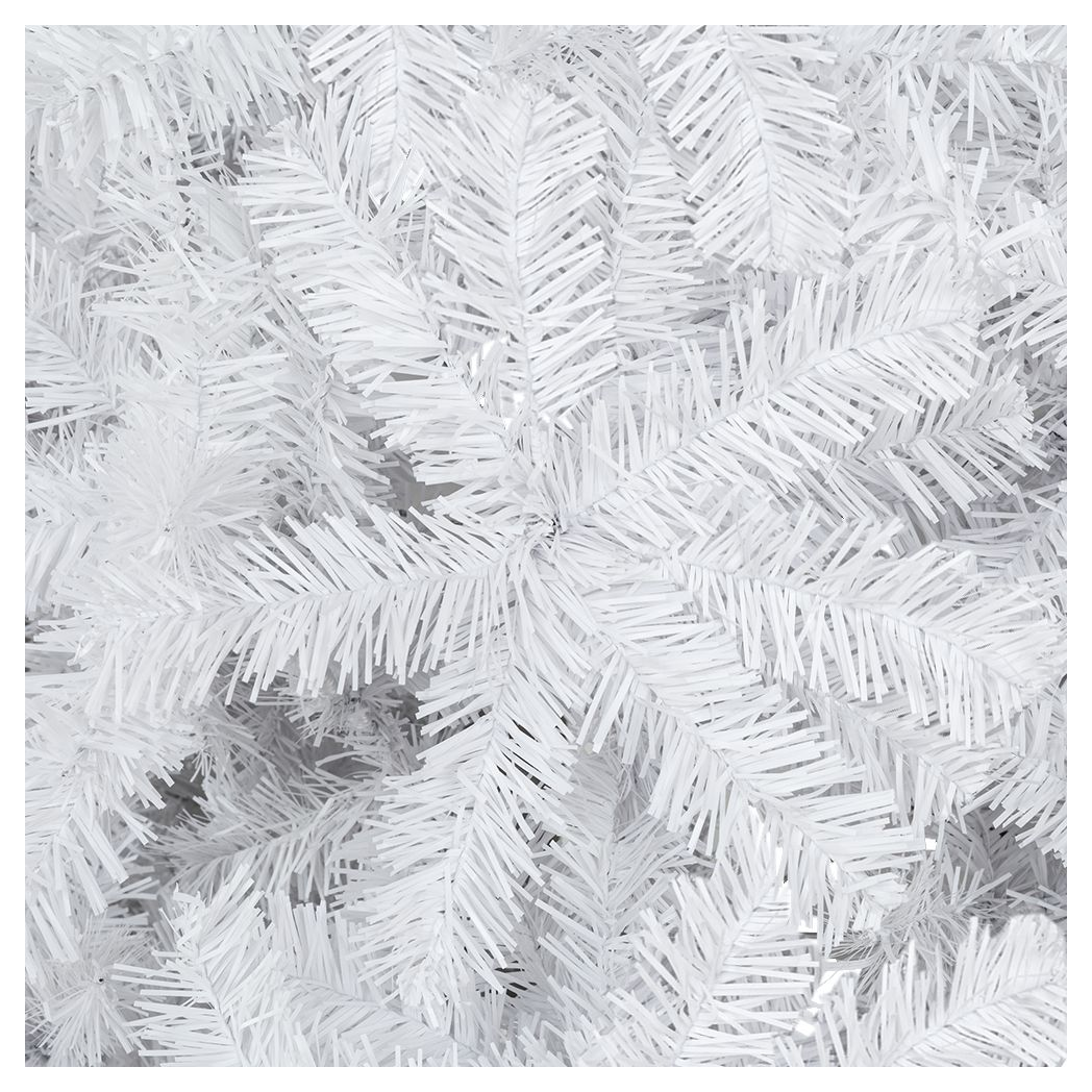 7FT Iron Leg White Christmas Tree with 950 Branches