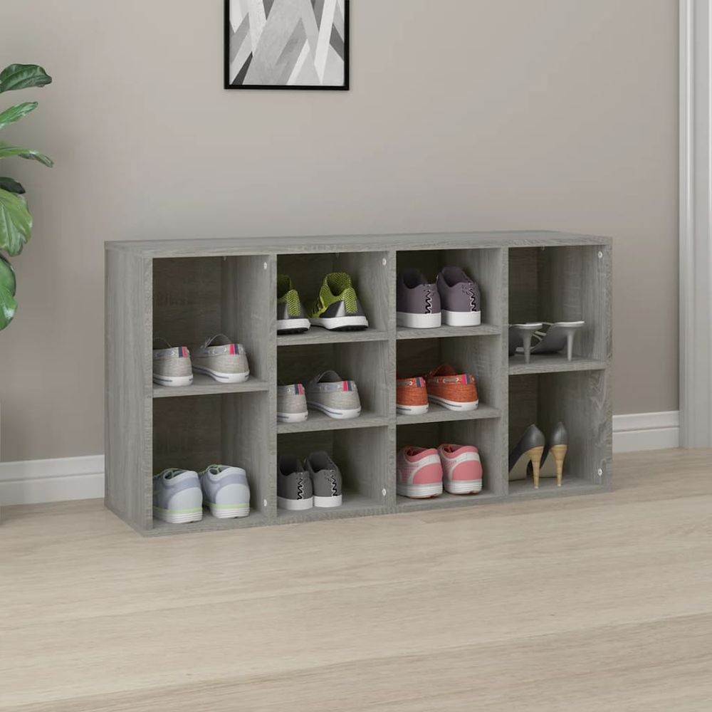 vidaXL Shoe Bench White 103x30x54.5 cm Engineered Wood