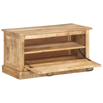 Shoe Storage Bench 85x40x45 cm Solid Acacia Wood