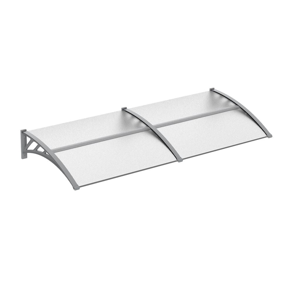Door Canopy Awning Outdoor Window Rain Shelter Cover Clear